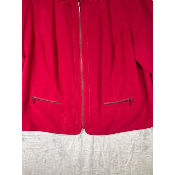 Studio Works womens size 20W zip Up Blazer Jacket with pockets witb Zipper - Picture 5 of 16
